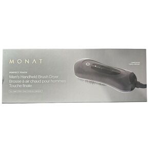 Monat Perfect Touch Men's Handheld Hair Beard Dryer Brush Infrared Straightener